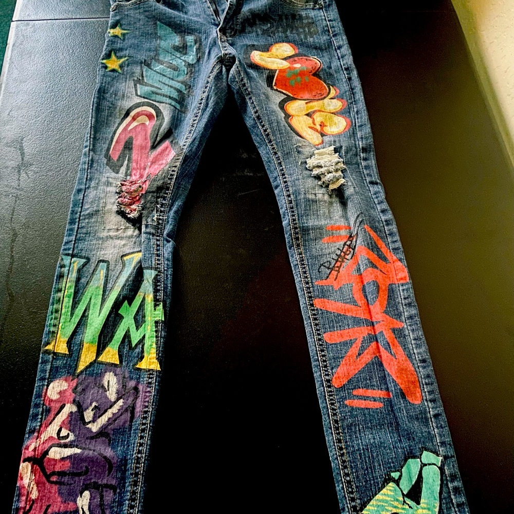Waimea Graffiti Skinny Jeans